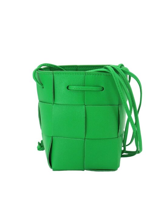 Bottega Veneta Handbags - Bottega Veneta Intrecciato Cassette Mini Crossbody Bucket Shoulder Bag